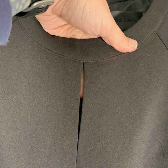 Blaque Label Mini Dress Women's Small Black Short Sleeve Shift Round Neck - Picture 5 of 9